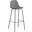 Maxine Boucle Bar Height Stools Set of 2 In Grey