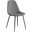 Maxine Boucle Side Chair Set of 2 In Grey