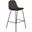 Maxine Vegan Leather Counter Height Stools Set of 2 In Midnight