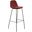 Maxine Velvet Bar Height Stools Set of 2 In Claret