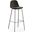 Maxine Velvet Bar Height Stools Set of 2 In Smoke