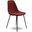 Maxine Velvet Side Chairs Set of 2 In Claret