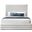 Maxwell Linen Textured Fabric Full Bed In Cream