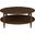 Maxwell Round Cocktail Table In Caramel