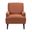 May Chair In Espresso and Orange