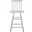 May Wood Counter Stool in White
