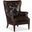 CC Maya Dark Brown Wing Club Chair