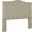 Maya Full/Queen Headboard In Beige and Tan