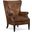 CC Maya Light Brown Wing Club Chair