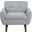 Meadow Accent Chair In Gray