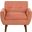 Meadow Accent Chair In Orange
