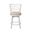 Meadowbrook Counter Height Swivel Stool In White Wash