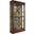 Medallion Cherry Two Way Sliding Door Curio