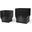 Medina Metal Planters Set of 2 In Antique Black
