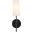 Mel 1 Light Black And White Shade Wall Sconce