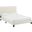 Melanie Ivory Full Tufted Button Upholstered Performance Velvet Platform Bed