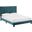 Melanie Sea Blue Full Tufted Button Upholstered Performance Velvet Platform Bed