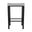 Melissa 30 Inch Bar Height Backless Stool In Sable Onyx and Irish Mist