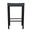 Melissa 30 Inch Bar Height Backless Stool In Sable Onyx and Midnight Blue