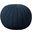 Mello Cableknit All-Natural Cotton Ottoman Pouf In Blue