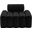 Melody Velvet Chair In Black