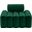 Melody Velvet Chair In Green
