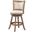 Melrose 24 Inch Swivel Counter Stool In Driftwood Wire-Brush