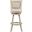Melrose 29 Inch Swivel Bar Stool In Ivory Wire-Brush