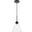 Mera 1 Light Black Pendant