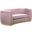 Julian Velvet Loveseat In Pink