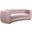 Julian Velvet Sofa In Pink
