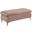 Naomi Velvet Ottoman In Pink