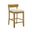 Merie Counter Height Bar Stool In Amber Glow and White