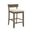 Merie Counter Height Bar Stool In Putty Brown and White