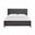 Merrifield Queen Panel Bed In Raisin Black