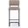Mesa Bar Height Stool Set of 2 In Platinum