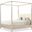 Metal Canopy Poster Bedroom Set In Sand