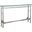 Metal Designs Bruno Console In Silver Leaf