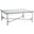 Metal Designs Bruno Rectangular Cocktail Table In Argento