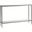 Metal Designs Claret Console In Silver Leaf