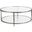 Metal Designs Claret Round Cocktail Table In Silver Leaf