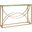 Metal Designs Ellipse Console In Gold