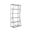 Metal Designs Ellipse Etagere In Silver Leaf