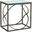Metal Designs Ellipse Rectangular End Table In St. Laurent
