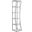 Metal Designs Ellipse Slim Etagere In Argento