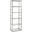 Metal Designs Honeycomb Slim Etagere In Silver Leaf