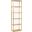 Metal Designs Mid Geo Slim Etagere In Gold