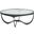 Metal Designs Sophie Round Cocktail Table In St. Laurent