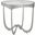 Metal Designs Sophie Round End Table In Argento