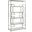 Metal Designs Suspension Etagere In Silver Leaf